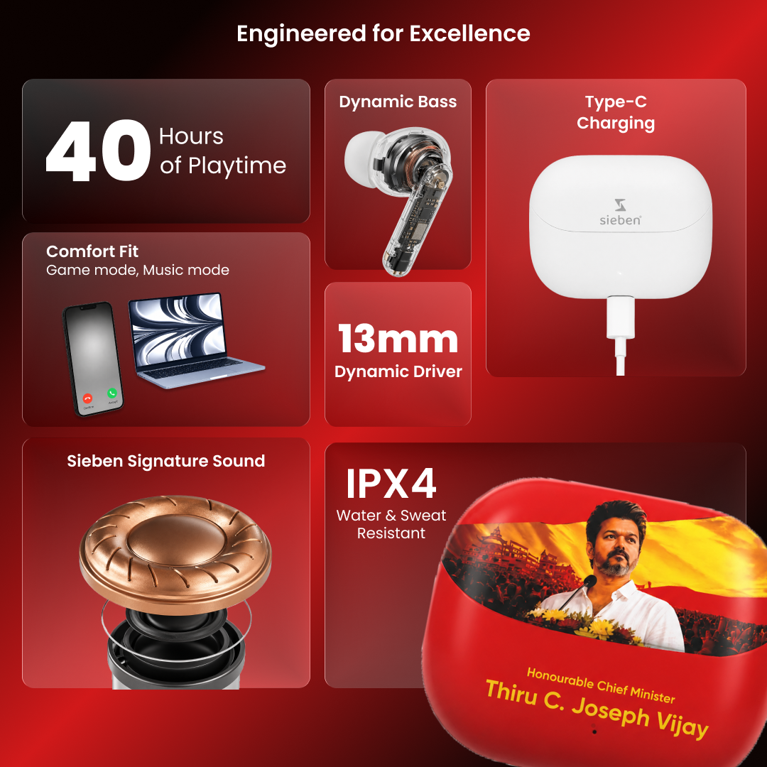 Thiru C Joseph Vijay Customized NeuBuds