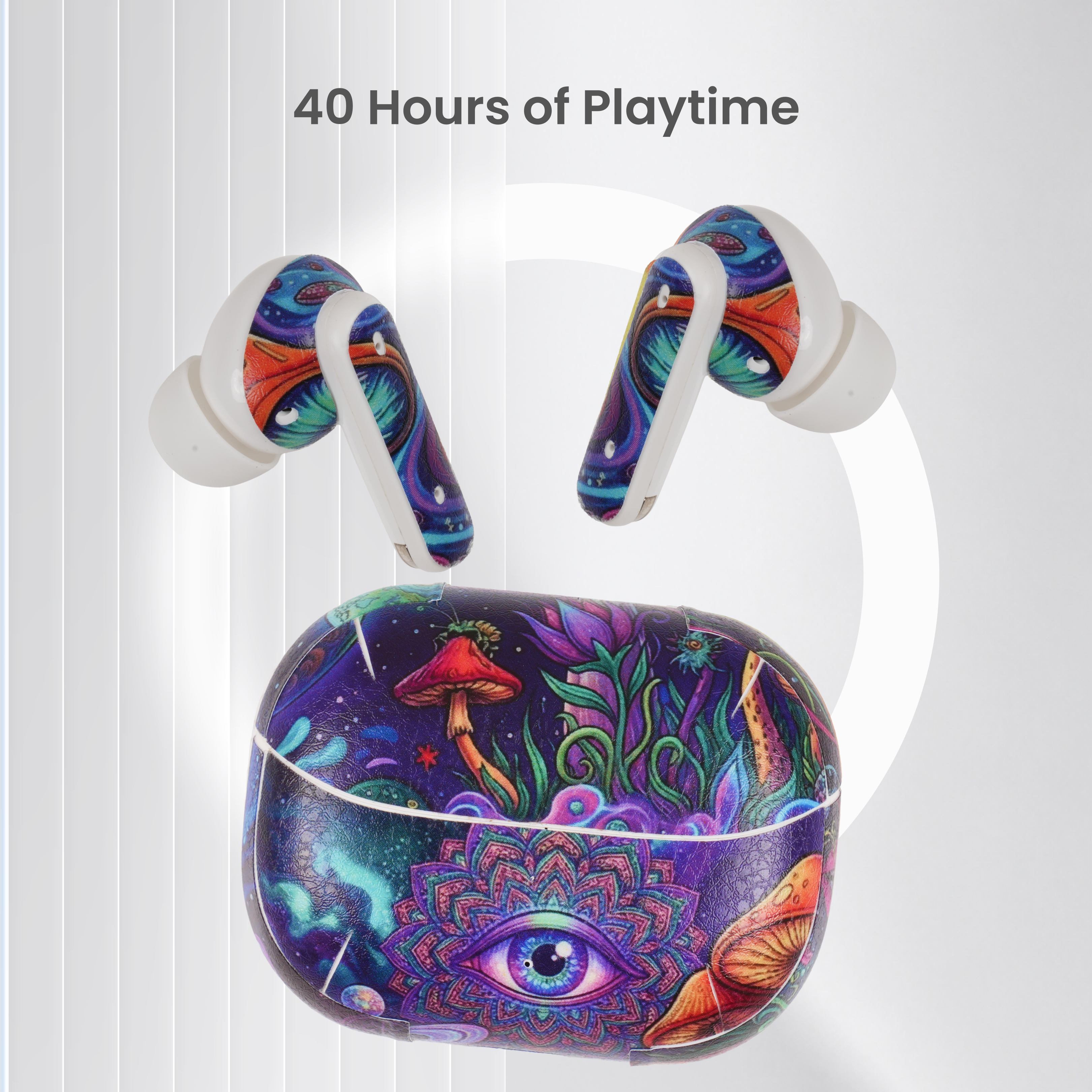 Psychedelic Wonderland Customized NeuBuds