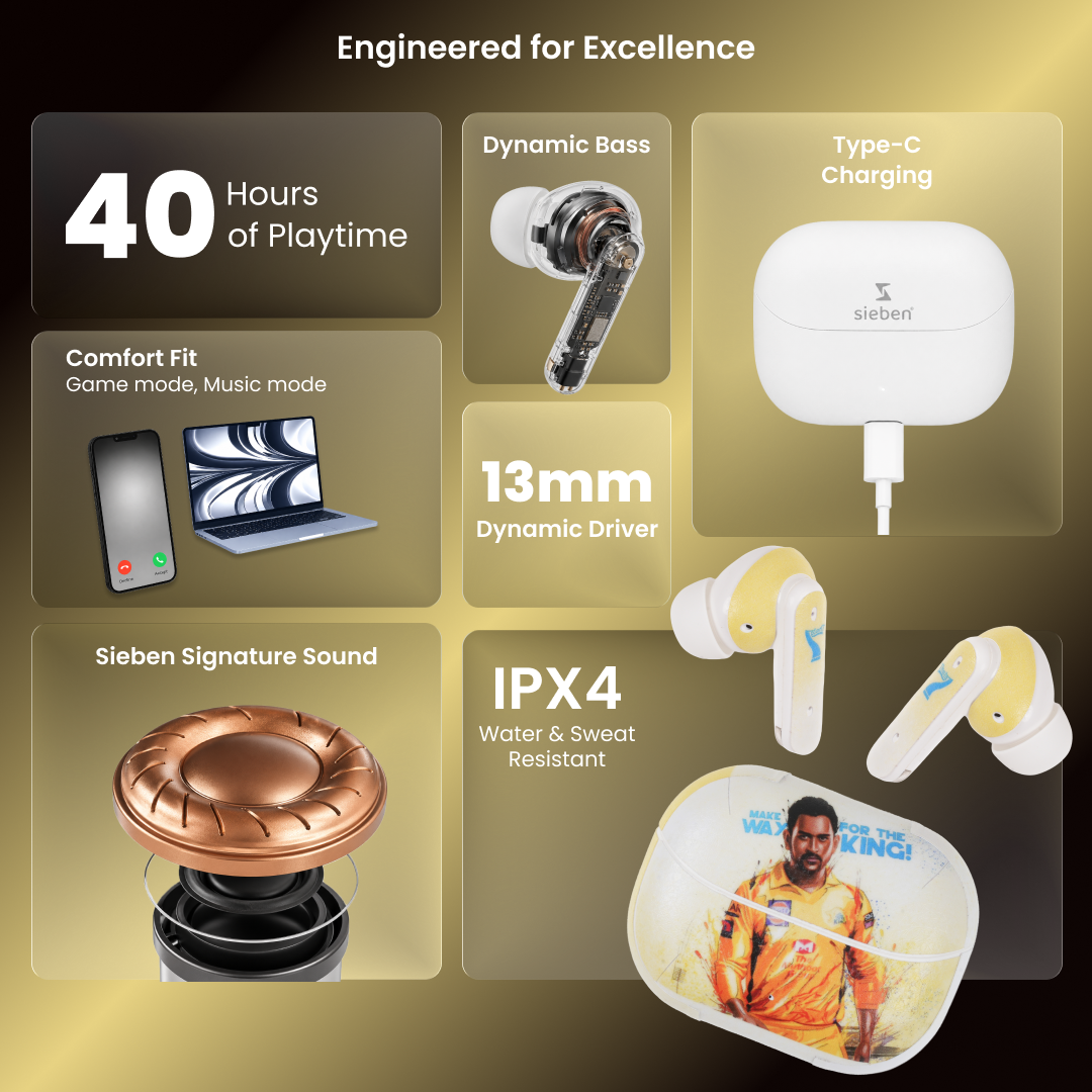 Ms Dhoni Customized NeuBuds