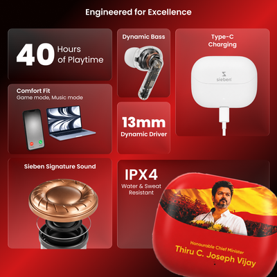 Thiru C Joseph Vijay Customized NeuBuds