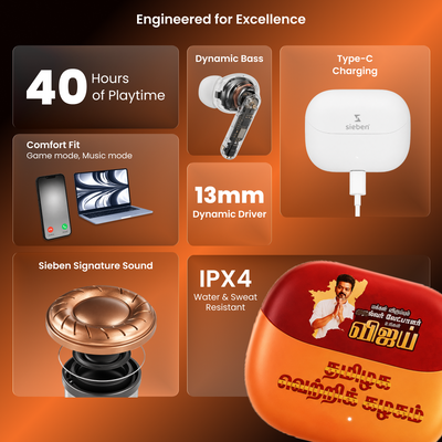 Tvk Vijay Customized NeuBuds