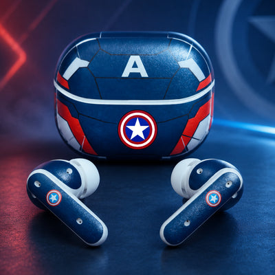 Captain America Inspired Custom NeuBuds Design