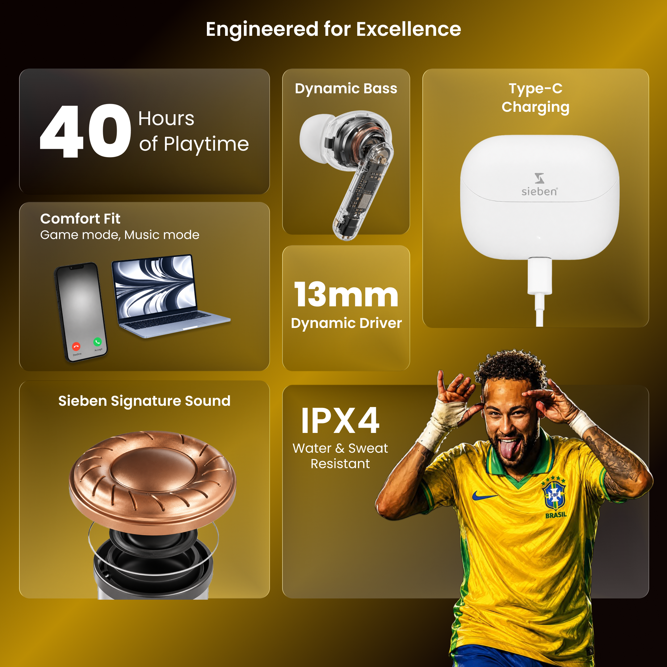 Neymar Customized NeuBuds