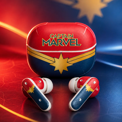 Captain Marvel Inspired Custom NeuBuds Design